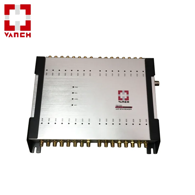 Vanch 16 port fixed uhf rfid reader for marathon race sport timing system