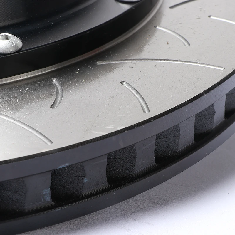 ICOOH High Performance Brake Rotors Drilled and Slotted Disc 355*32 with Center Hat Brake Pads for Infinitt Q60