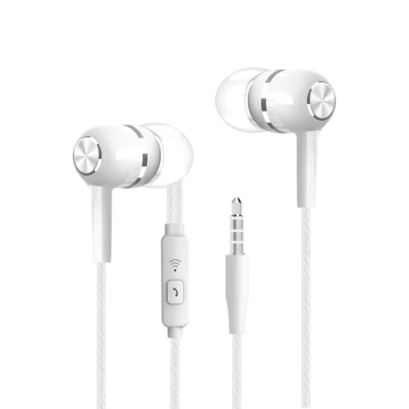 Auriculares intrauditivos con micrófono, con cable y micrófono, para Samsung y iphone