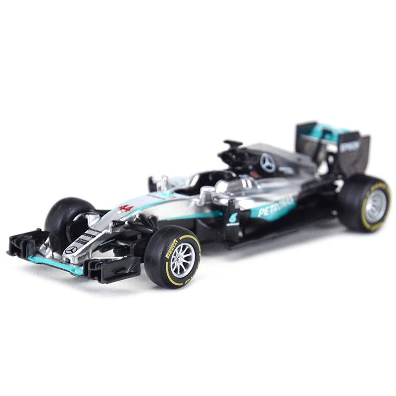 Bburago 1:43 2016 Mercedes AMG W07 Hybrid #6 #44 F1 Racing Formula Car Static Simulation Diecast Alloy Model Car