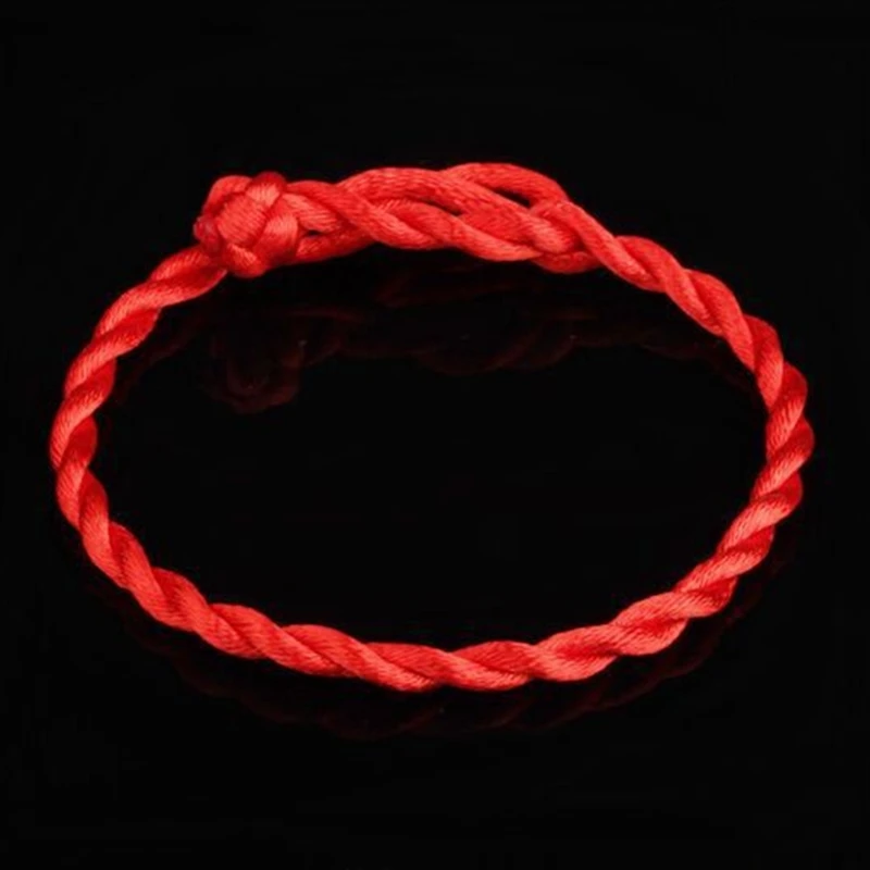 Wholesale 30pc/lot Cute Girls Good Luck Red String Bracelets Handmade Cord Lucky Couple Friendship Jewelry Party Gift