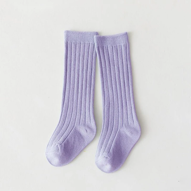 Spanische Kindersocken, gestreift, für Jungen und Mädchen, Baumwollsocke, atmungsaktiv, kniehoch, lange Baby-Socken, Schuluniform-Socken, 0–7 Jahre – Detail 29