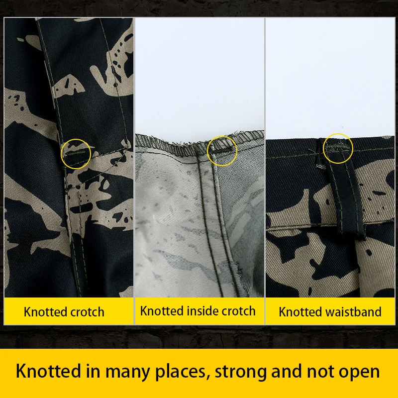 New Outdoor Jacket Pants Camouflage Suits Men\'s Wear-resistant Anti-scalding Work Clothes Welders Labor Insurance Clothing