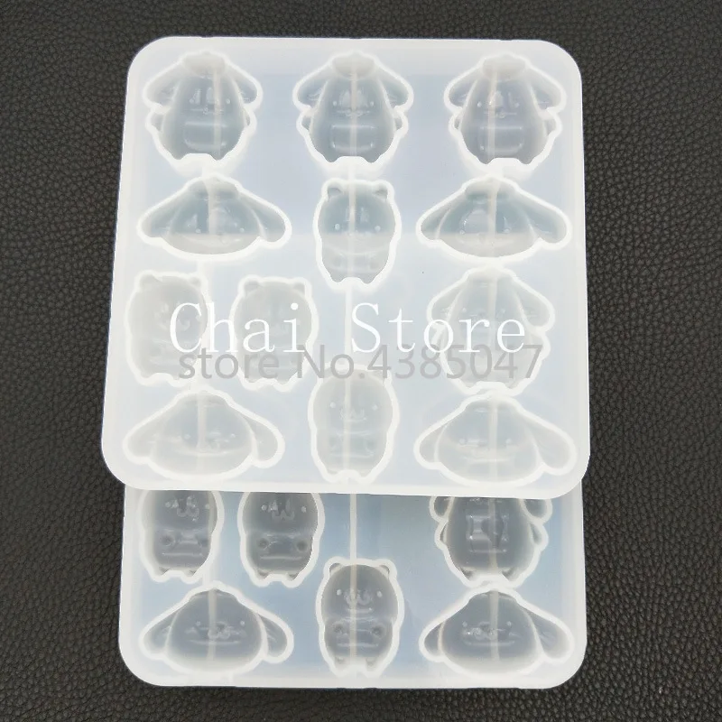 Desserts Shell Diamond Ring Jewelry Mold Pendants Crystal Scale Jewelry Resin Molds for Jewelry Making Tool