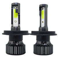 Muxall 2Pcs H4 Mini Size 20000LM/Pair 80W H4 Led Headlight Bulbs H7 H1 H3 H8 H11 9005/HB3 9006/HB4 Car Headlamp Fog Light 12V