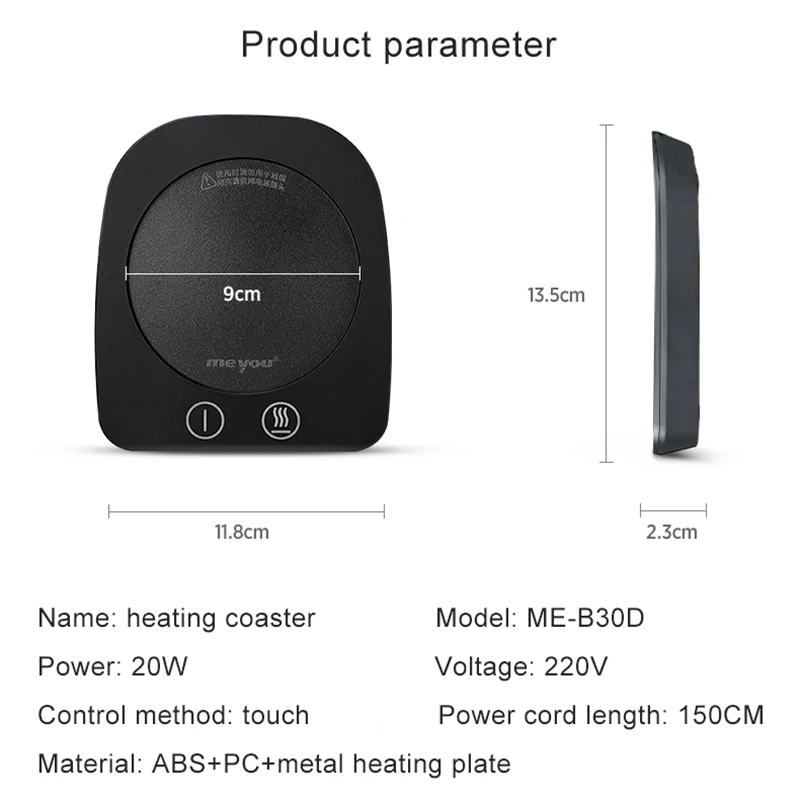Baru Cerdas Thermostatic Coaster Cangkir Pemanas untuk Kopi Susu Teh Kakao Air Jus Kantor Rumah Mug Konstan Suhu Hangat Pad