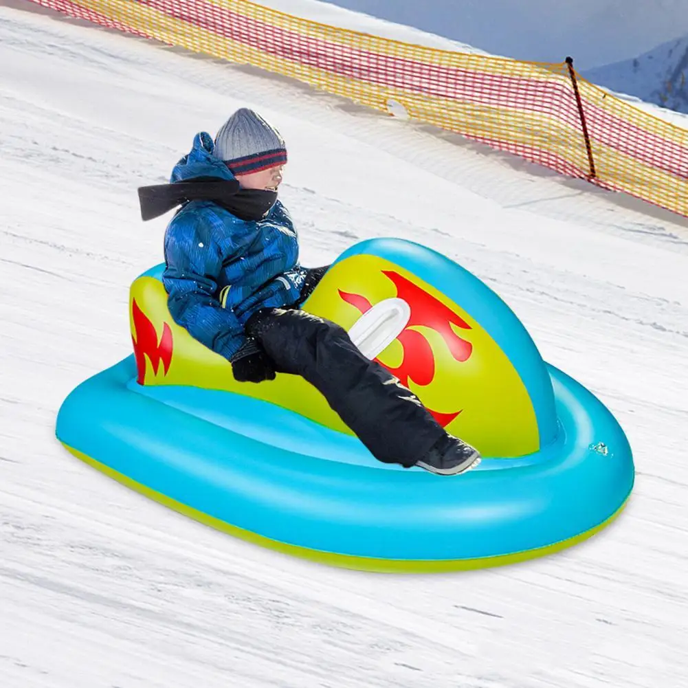 

Inflatable Snow Sled High-elastic Inflatable Snow Tube Comfortable Sledding Tube PVC Winter Sports Sledding Tube for Family