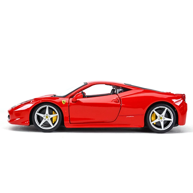 Bburago 1:24 Ferrari 458 Italia Sports Car Static Die Cast Vehicles Collectible Model Car Toys