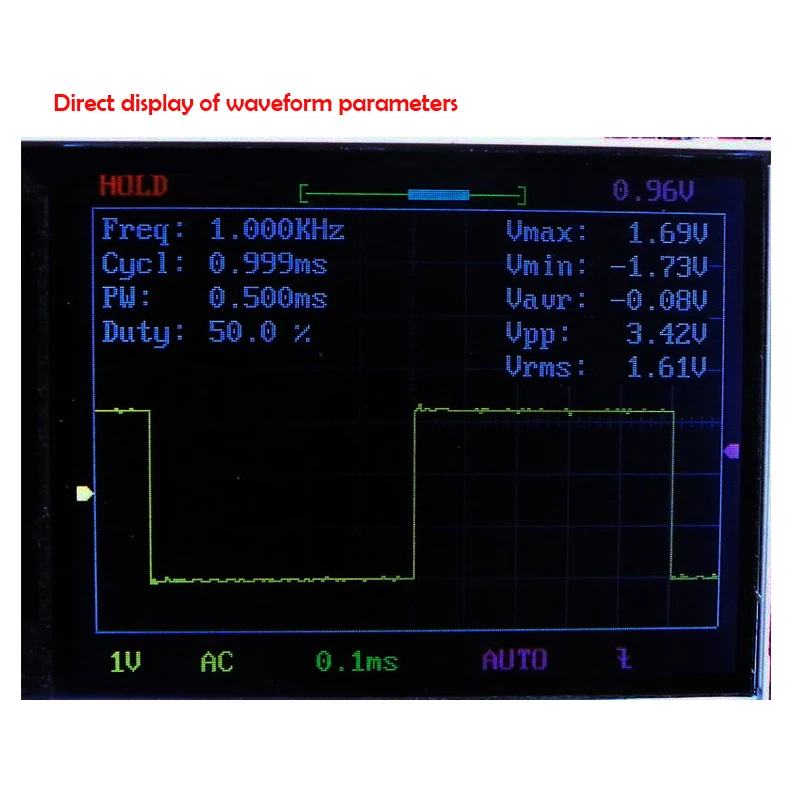 DSO138 Digital Oscilloscope Charger P6100 Probe Accuracy 12Bit Highest Real-Time Sampling Rate 1Msps