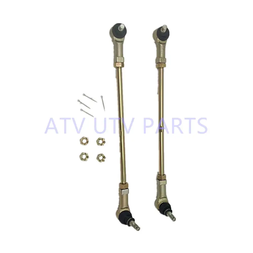 2PCs Shift Straight Rod Tie Rod End For Hisun 500CC 700CC ATV Quad  Forge 400 500 700 62510-107 0000 62200-058-0000 LU051787