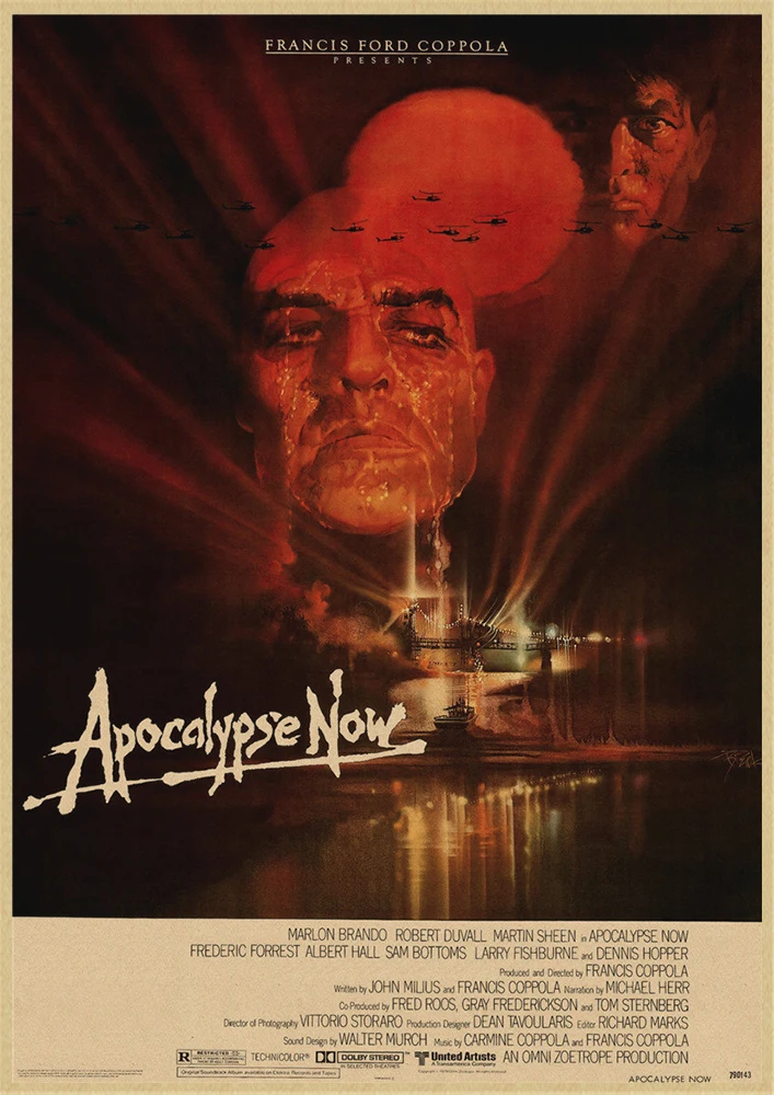 Apocalypse Now Posters Movie Retro Poster Decorative Painting Art Wall Stickers Home Decor