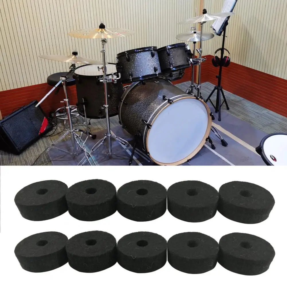 Cymbal Felt Mats Drum Cymbal Pad Assembly Hardware Cymbal Felt Pads Convenient Cymbal Felt Gaskets