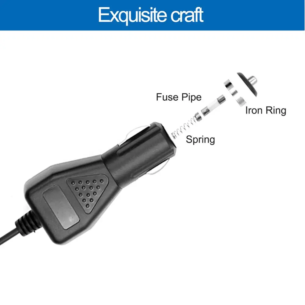 100% Original High Quality Anytone AT-D878UV Plus Car Charger Battery Eliminator for Anytone AT-D878UV DMR Radio