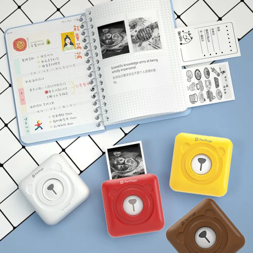 Peripage Bluetooth Mini Thermische Printer Mobiele Pocket Etiket Portable Photo Printer Sticker Label Printer Hungul Voor Smart Telefoon