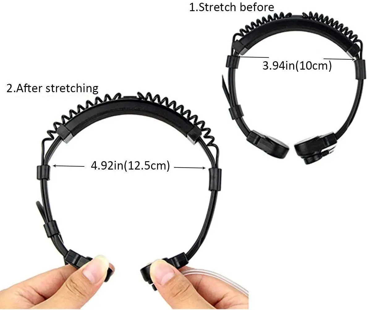 ขยายหูฟัง Throat ไมโครโฟนหูฟัง PTT สำหรับเครื่องส่งรับวิทยุ Kenwood Wouxun TYT BAOFENG UV-5R Retevis RT24วิทยุ