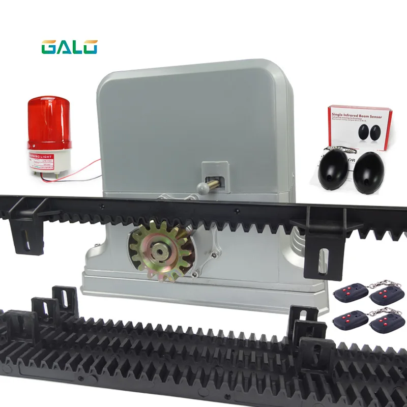 

Galo 1800KGS Automatic Sliding Gate Opener Rolling-Gate With 4 Meters Of Nylon Gear Racks