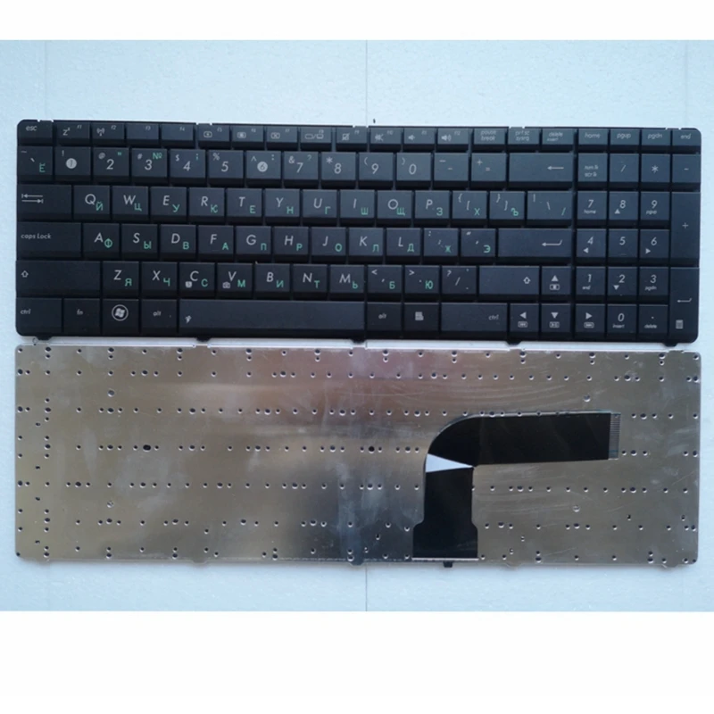 GZEELE rosyjska klawiatura dla Asus N53 X53 X54H k53 A53 N60 N61 N71 N73S N73J P52 P52F P53S A52J X55V X54HR X54HY N53T RU nowy