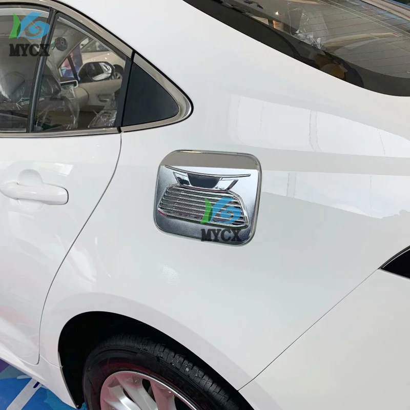 

For Toyota Sedan Corolla E210 Prestige Altis 2019 2020 ABS Chrome fuel tank cap cover car-styling trim oil fuel cap protective