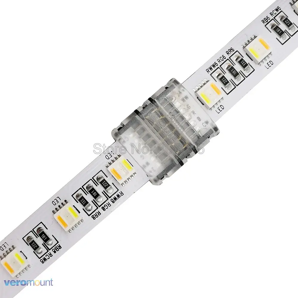 5pcs 6Pin 6-Pin LED Connector Strip to Wire or Strip to Strip Connection Use Terminal for IP20 IP65 Waterproof RGB+CCT LED Strip