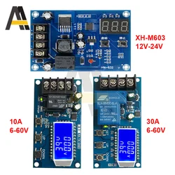 Dc12 24v 36v 48v XH-M603リチウム電池充電コントローラー保護ボード自動充電/サイクル充電/ncスイッチリレー