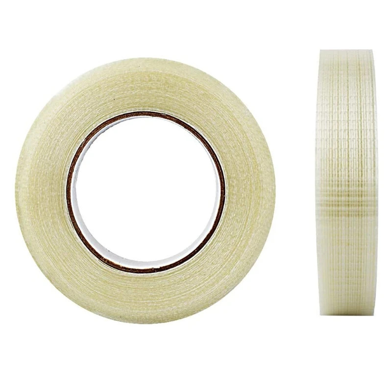 Extra Strong Crossweave Fibreglass Reinforced Filament Tape Heavy Duty Tear Resistant Packaging Sealing Packing Tape