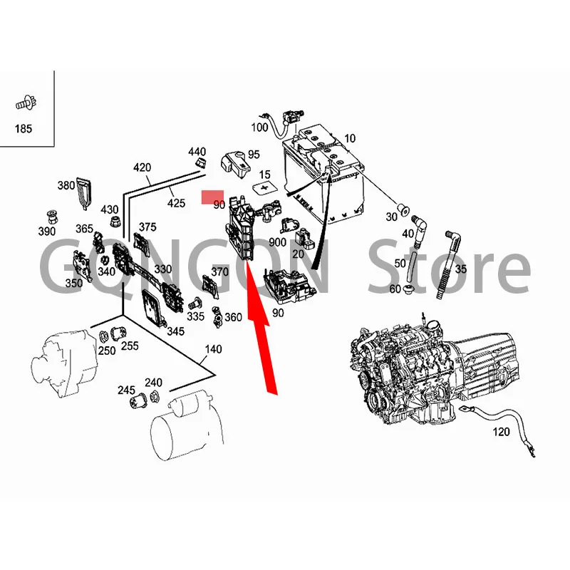 Ogranicznik prądu wyłącznika zasilania samochodu w117 CLA200 CLA220mer ced enzCLA180 CLA250 CLA45 element izolacyjny akumulatora