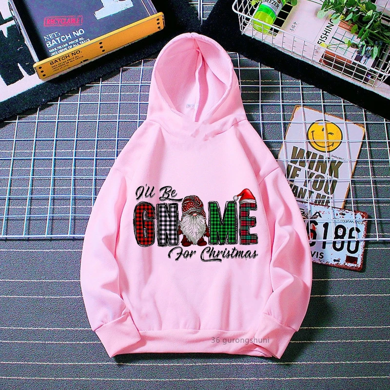 

Merry Christmas Car Graphic Print Pink Cap Hoodie Xmas Gift Funny Kids Clothes Girls/Boys Spring/Autumn/Winter Children Hoody