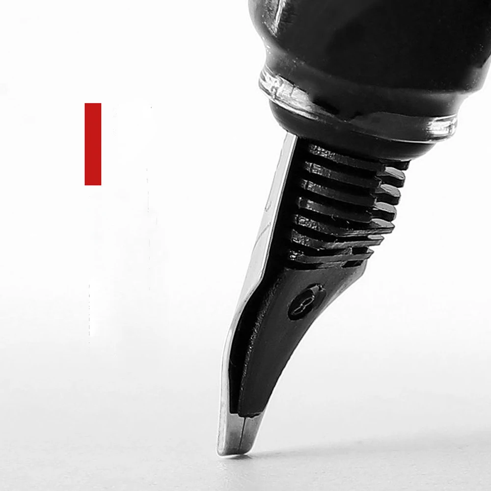 High Quality 992 Fountain Pen Transparent White SPIN Duckbill Gothic Parallel Flat Tip Calligraphy School Office Stationery