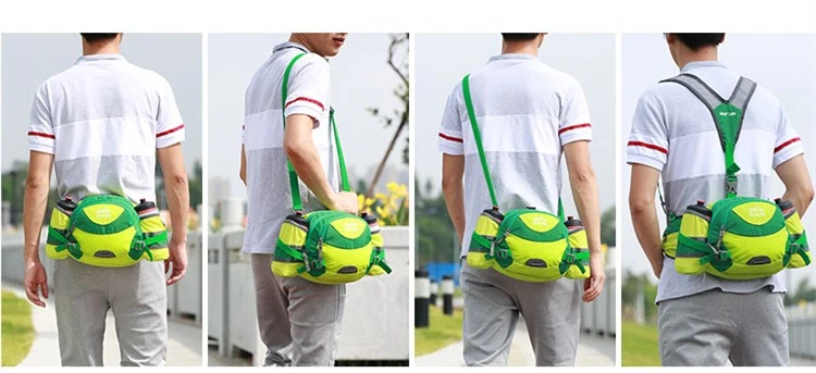 Imagem -06 - Bolsa de Cintura Esportiva ao ar Livre para Homens e Mulheres Equitação Caminhada Escalada Ombro Messenger Bolsa Camping Travel Water Bottle Bag