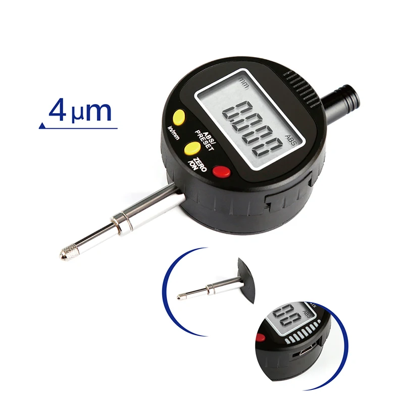 0-12.7mm 0-25.4mm 0-50.8mm High Precision Electronic Digital Micron Indicator Gauge Digital Indicators Micrometer Gauge Tool