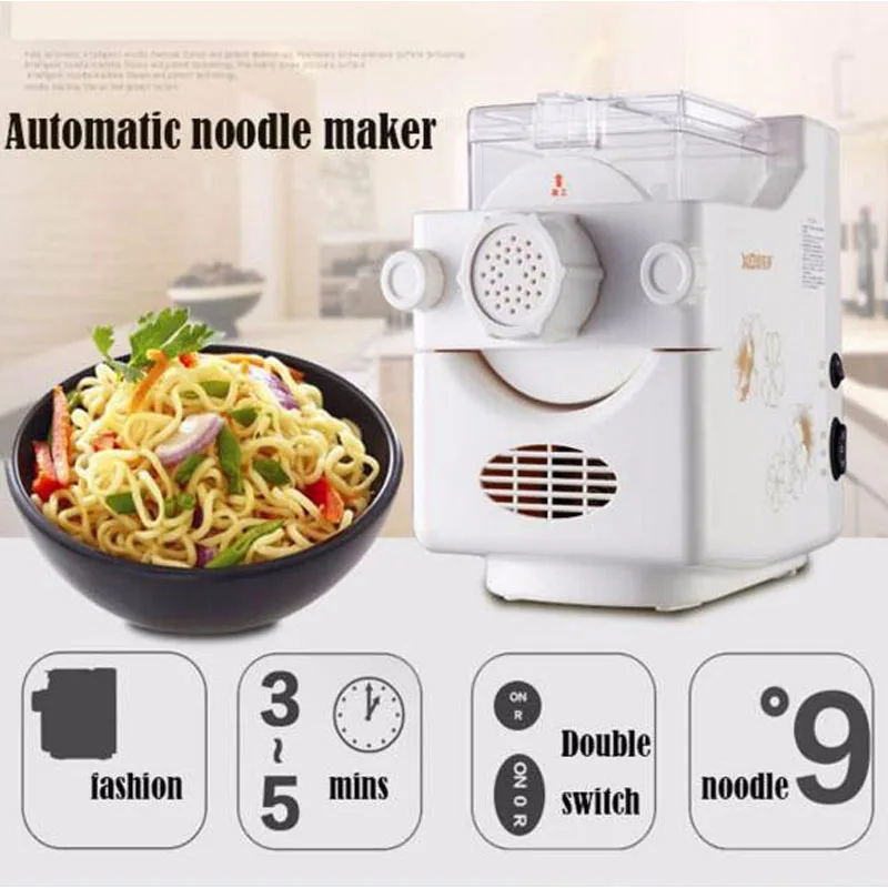 Electric Noodles Maker Household Pasta Making Machine Automatic Electric Pressing Machine Mixer Dumpling Machine