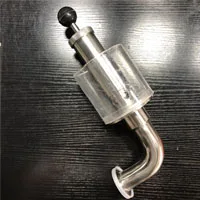 1.5 "Tri Clamp 0.2-2.2 Bar SUS 304 valvola di sicurezza di sicurezza regolabile in acciaio inossidabile per vuoto regolabile spedizione gratuita