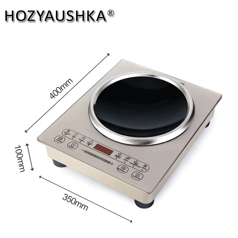 3500W household high-power induction cooker commercial induction cooker touch desktop concave embedded cooking HOZYAUSHKA