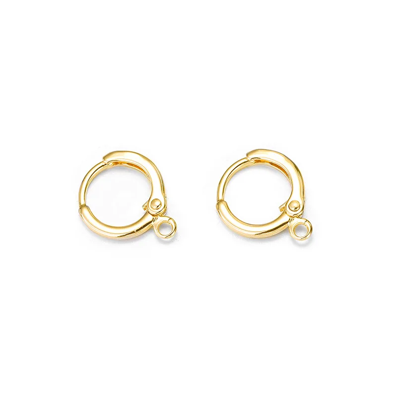 Peixin 10pcs/lot 14x12mm brass jewelry earrings hook DIY earrings handmade charm tassel earrings wholesale jewelry findings