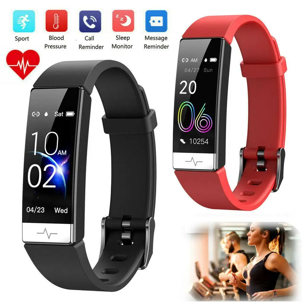 Women Men Smart Watch Sport Bracelet ECG + PPG Monitor Heart Rate Blood Pressure Wristband for Android iOS Cell Phones