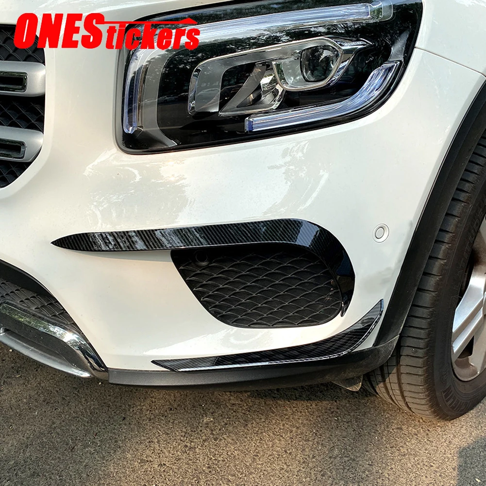 

For Mercedes Benz GLB Class X247 GLB180 GLB200 2020 2021+ Car Accessories Front Bumper Spoiler Air Knife Grille Cover Trim Strip