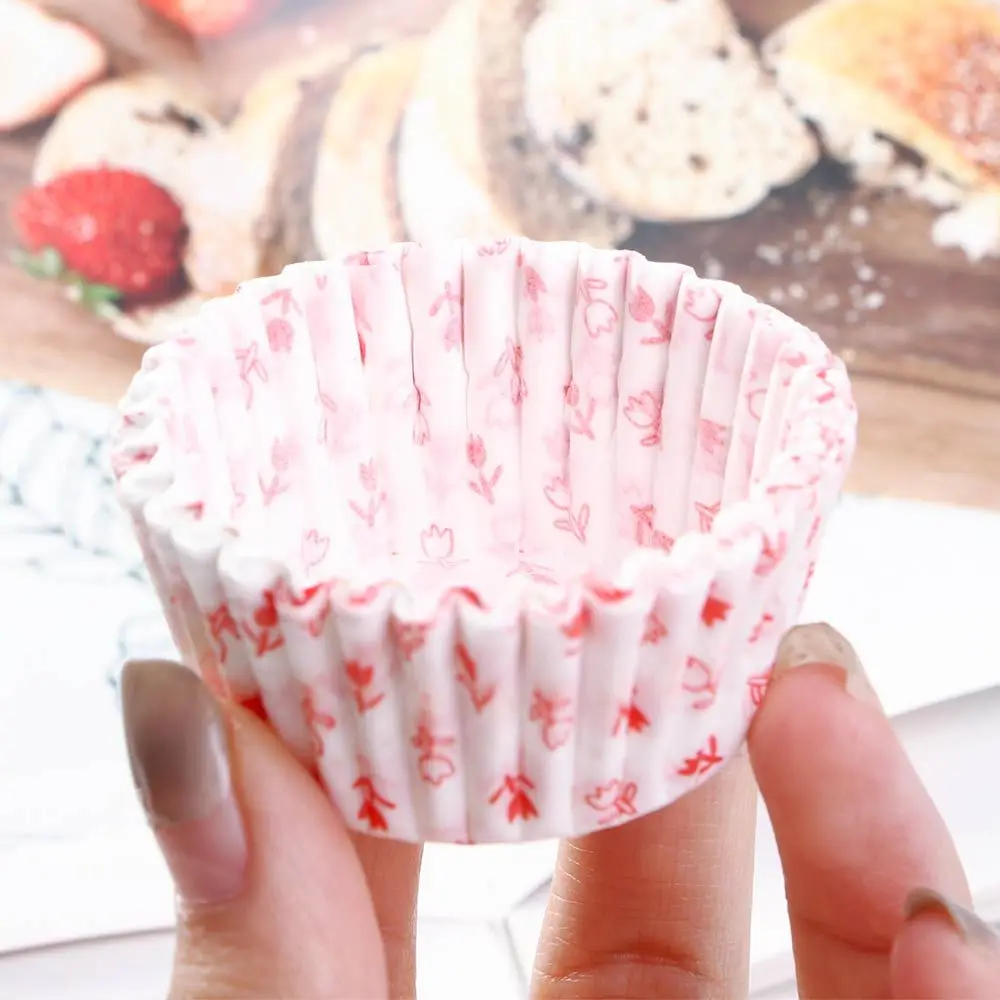 100pcs Colorful Cake Paper Cup Practical Convenient Bun Party Wrapper Muffin Chocolate Liners Mini Bakeware Bread Cupcake