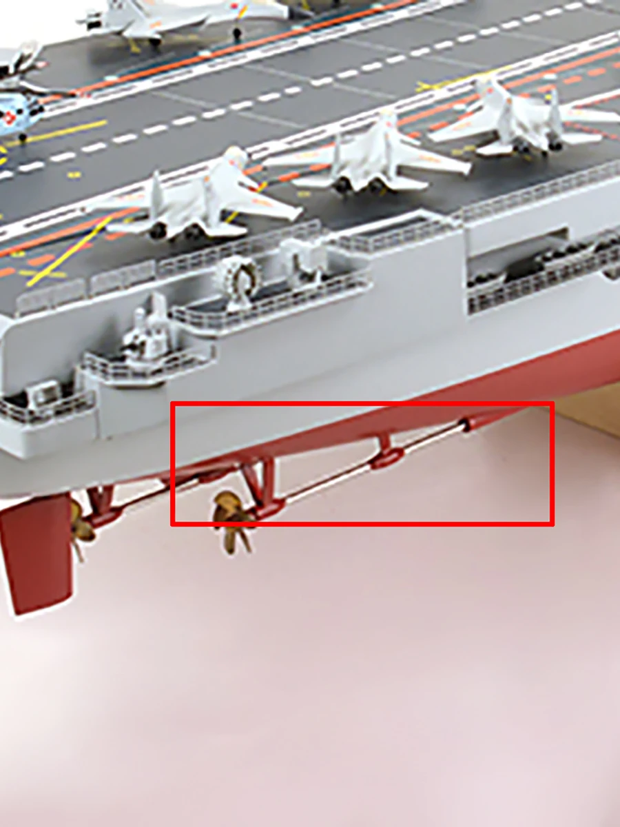 Soporte de puntal de eje de transmisión de 2mm, manga de eje de Metal para barco de control remoto a escala 1/200, transportador de aviones marinos de simulación, 1/350