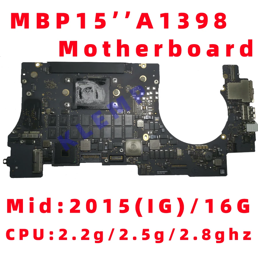  Placa lógica Original para ordenador portátil para MacBook Pro Retina 15 