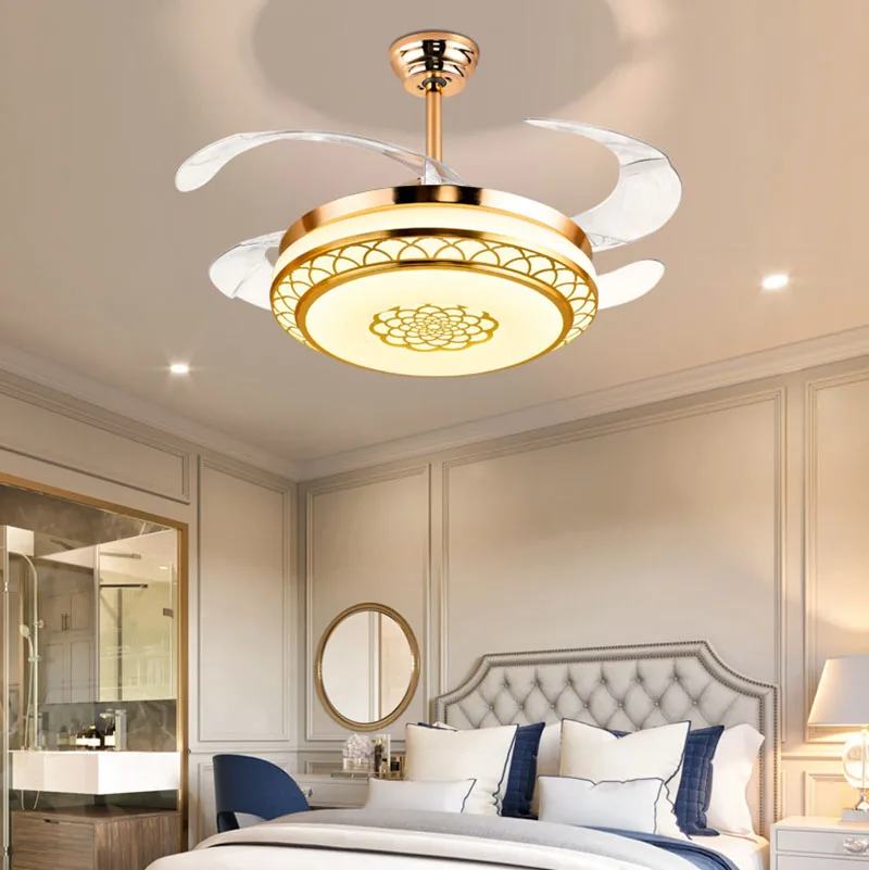 Invisible fan light living room electric fan light wind power household dining bedroom light with electric fan light