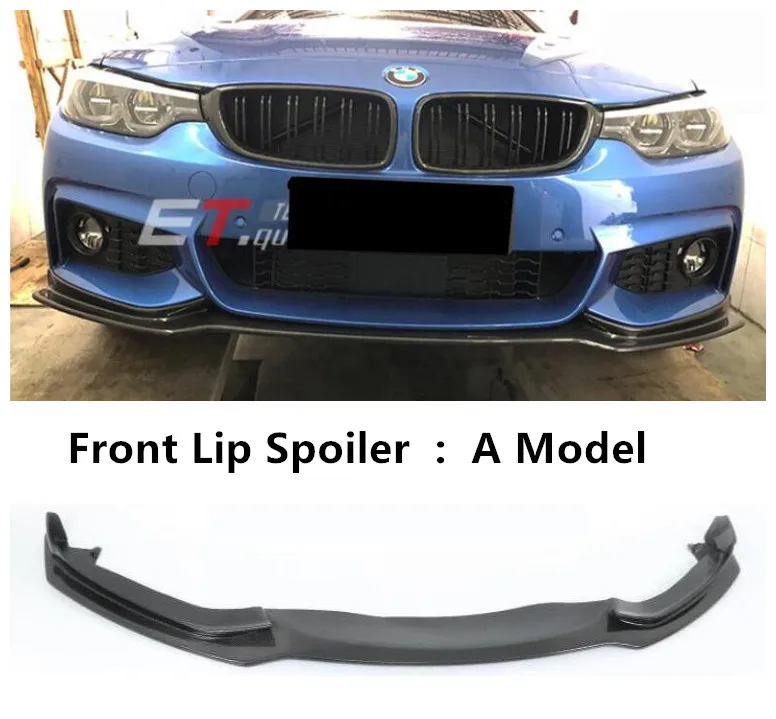 Carbon Fiber Front Lip Spoilers For BMW 4 Series F32 Coupe F33 Convertible F36 Gran Coupe 2013-2020 Bumper Diffuser Spoiler