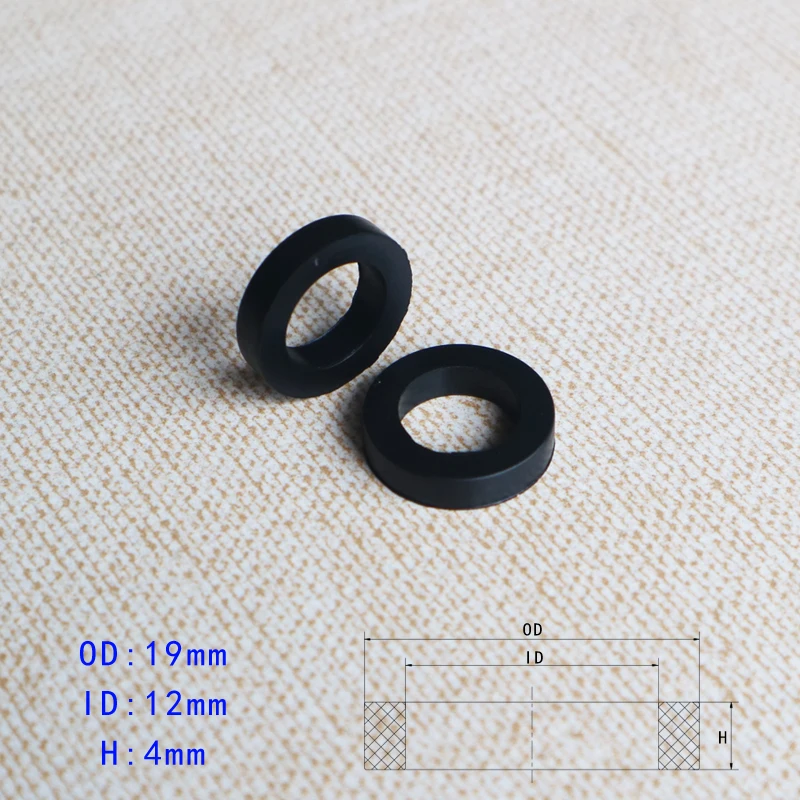100pcs Black 1/2\