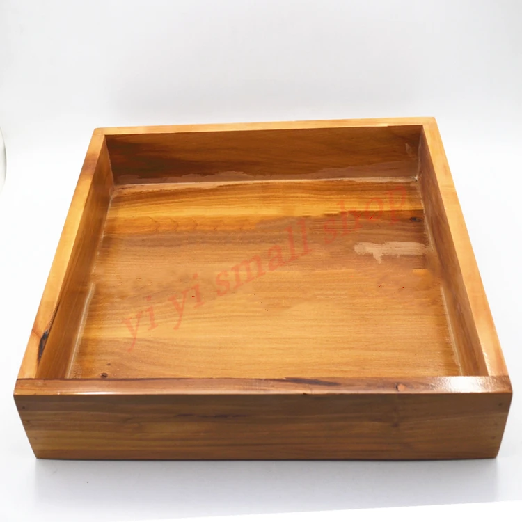 Taoism-Buddhism Supplies Seal Box, Table Stationery, Solid Wood, Peach Wood, Printing Pad, Printing Box