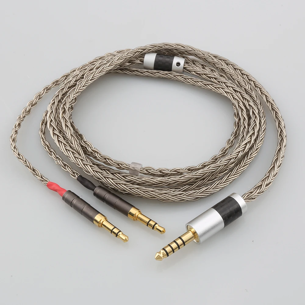 High Quality 4 pin Xlr 4.4 2.5mm16 Cores Headphone Earphone Cable For 3.5 Hifiman Ananda sundara HE1000se HE6se he400 Z7M2