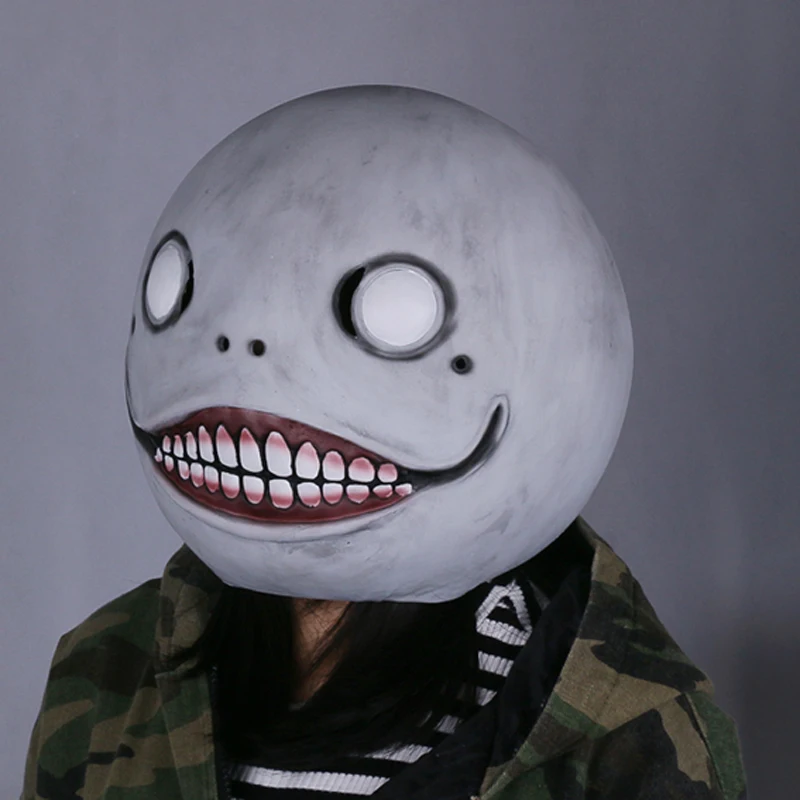 NieR:Automata Emil mężczyźni kobiety Halloween boże narodzenie Xmas Party Horror Cosplay czapka kominiarka