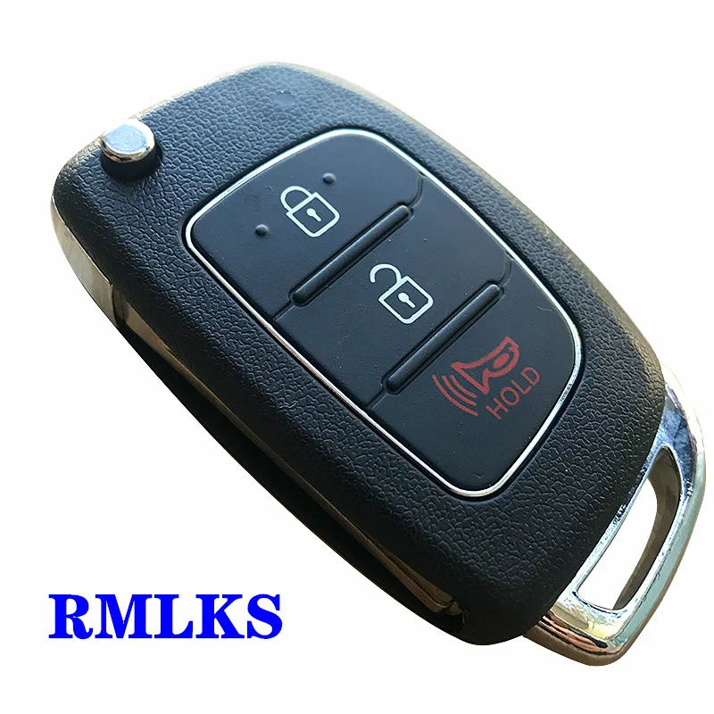 3 Buttons Remote Car Key Case For Hyundai HB20 IX35 I45 SANTA FE Accent I40 I20 HY15 HY20 TOY40 Uncut Blade Fob shell