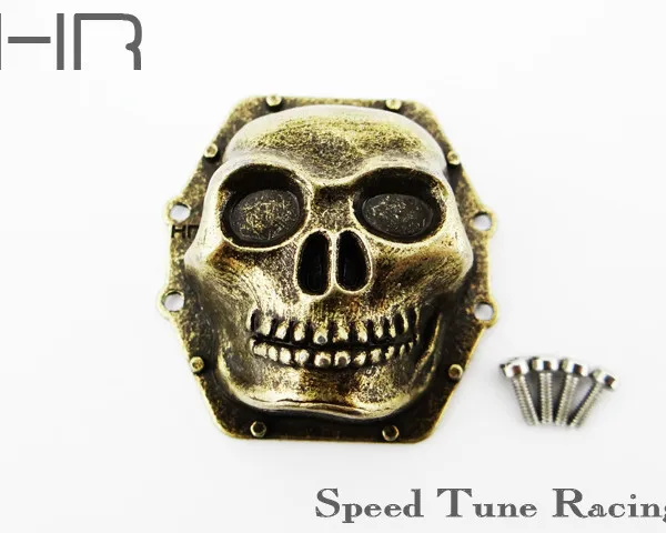 New pure metal skull head axle cover for Axial Wraith Yeti