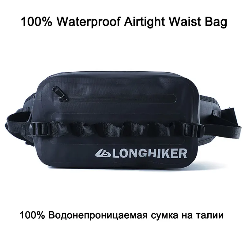 Waterproof Fanny Pack Dry Waist Bag Hip Bum Belt Bag for Diving Fishing Cycling Hiking Kayaking Camping  Swimming Running Water