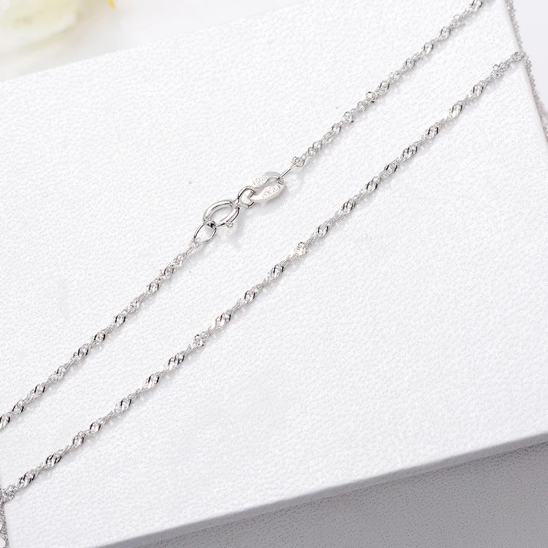 Multiple Classic Styles Real Tibetan Silver Necklaces Slim Thin Snake Chains Necklace Women Jewelry Body Box Chain for Woman