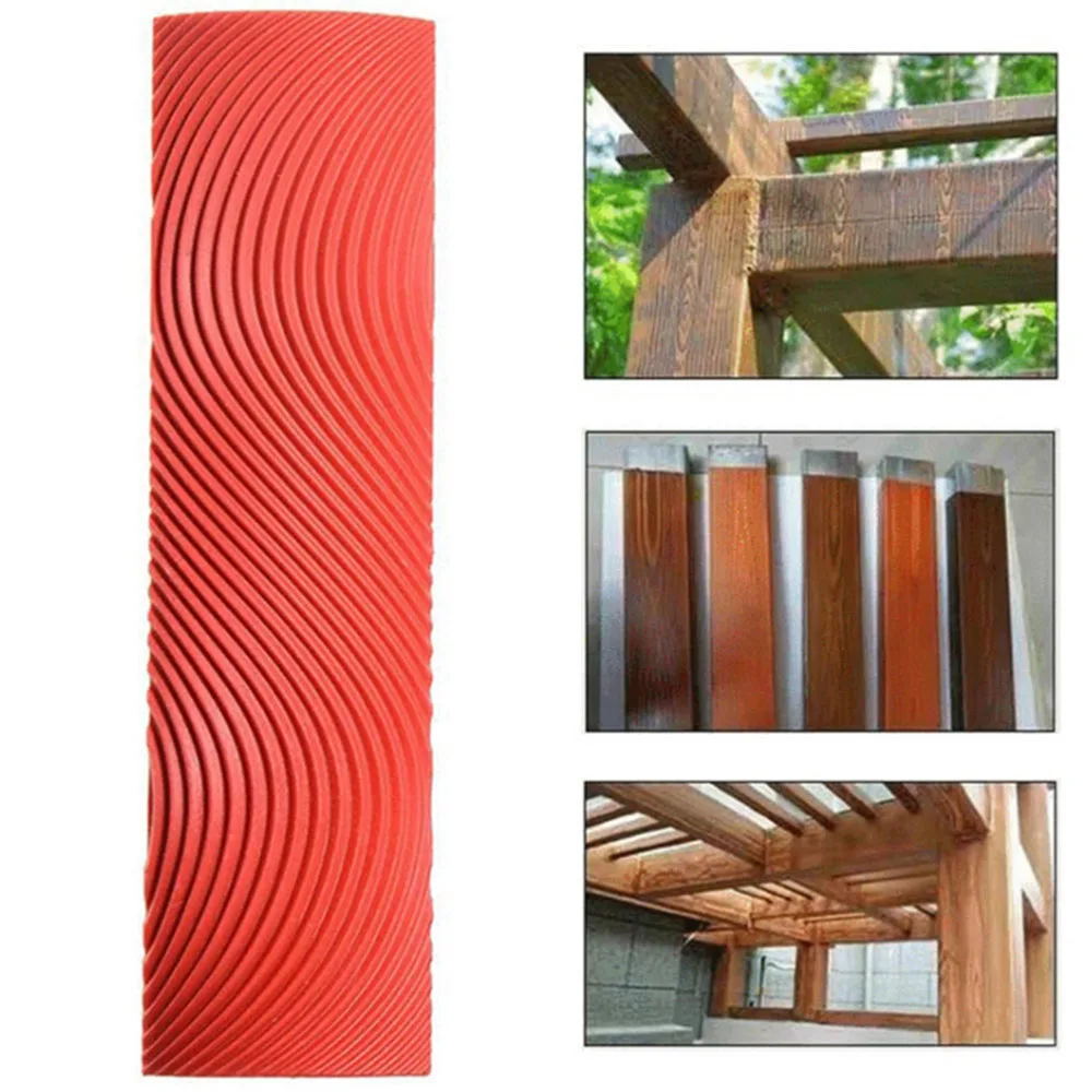 Rubber Wood Graining Painting Tool Wood Grain Tool Household Wall Art Paint Wood Grain Designs Decorating Tool Wall Decoration
